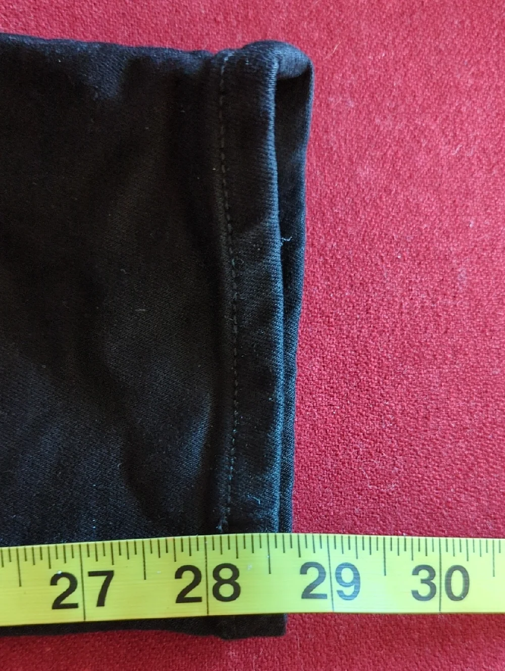 AG Jeans Super Black Farrah High Rise Skinny Jeans Size 29R - Picture 15 of 16
